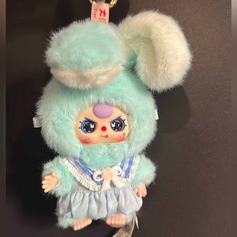 🐰 Baby Three Mini Rabbit new v2 Blind Box BB3 plush pendant NIB special eyes - Picture 8 of 10